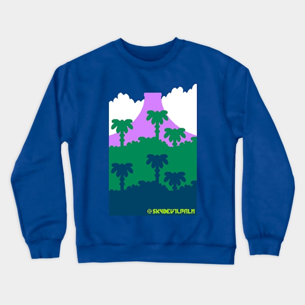 Jungle Island Crewneck Sweatshirt by Skydevilpalm